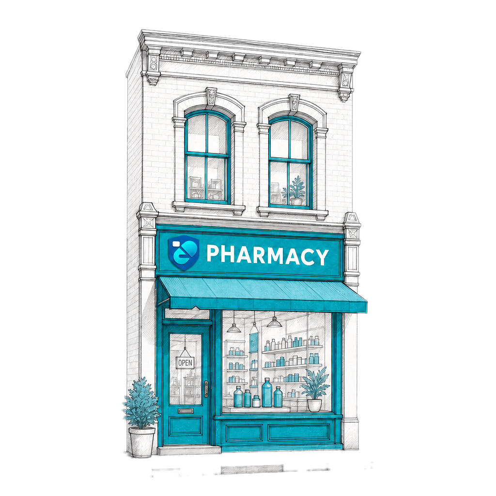 Independent pharmacy storefront